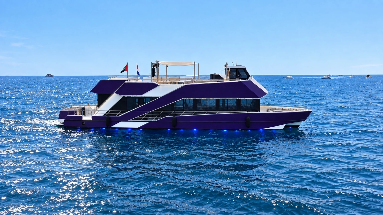 SECRET 02, 88 ft, up to 75 guests, yacht rental in Business Bay Dubai