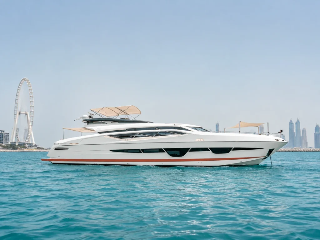 DOLCEZZA 107 ft yacht rental Dubai